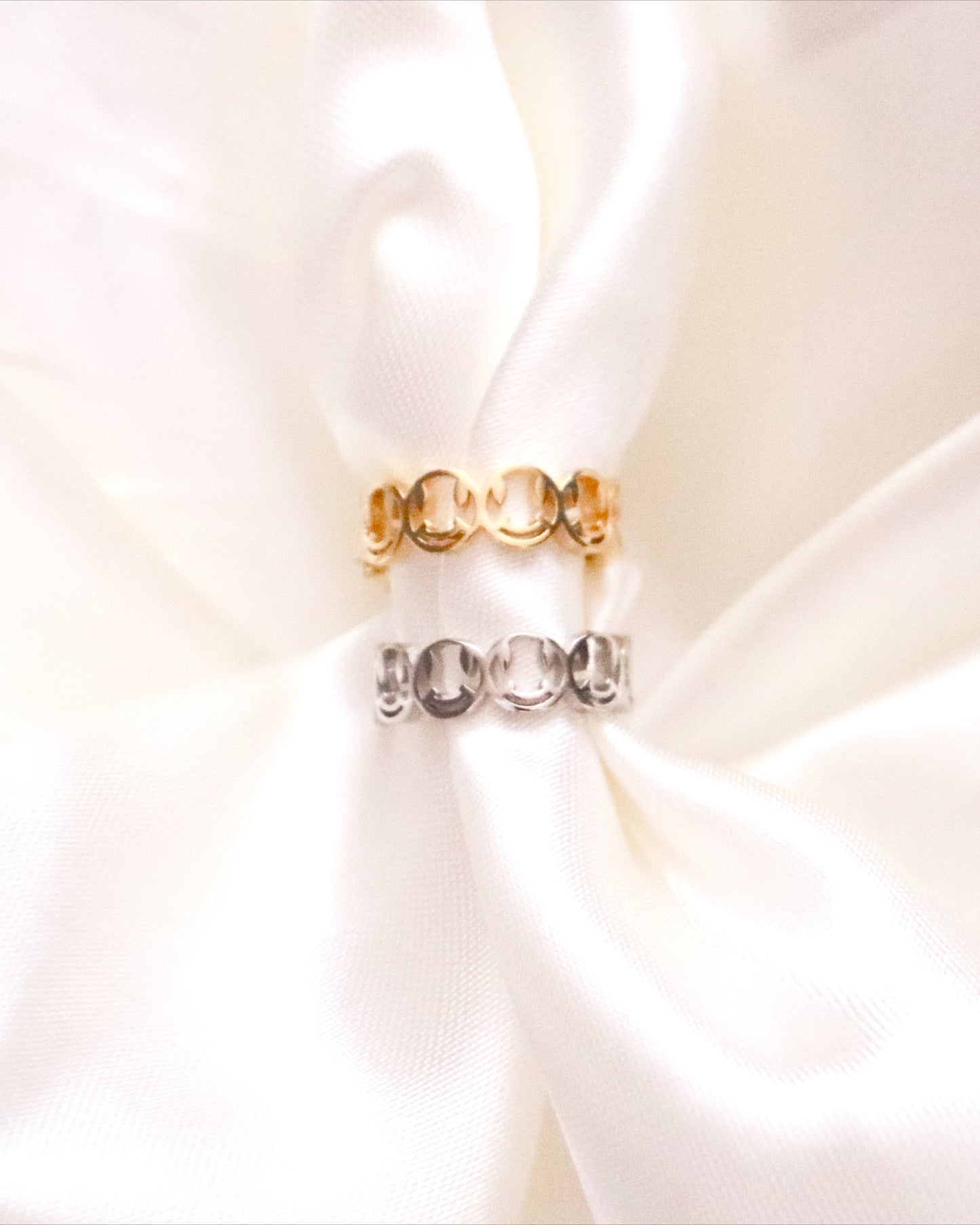 Happy Ring Gold/Silver Plated Ring
