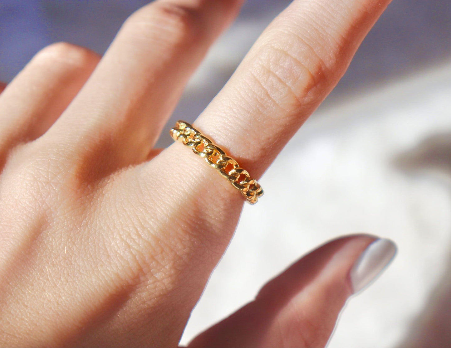 Santee 24k Gold Plated Ring