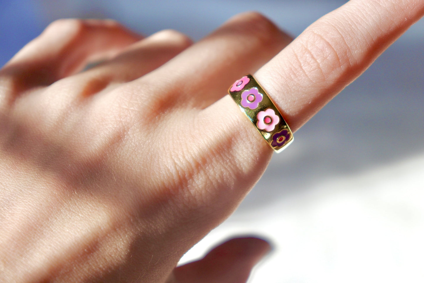 Spring Beauty 18k Gold Plated Ring