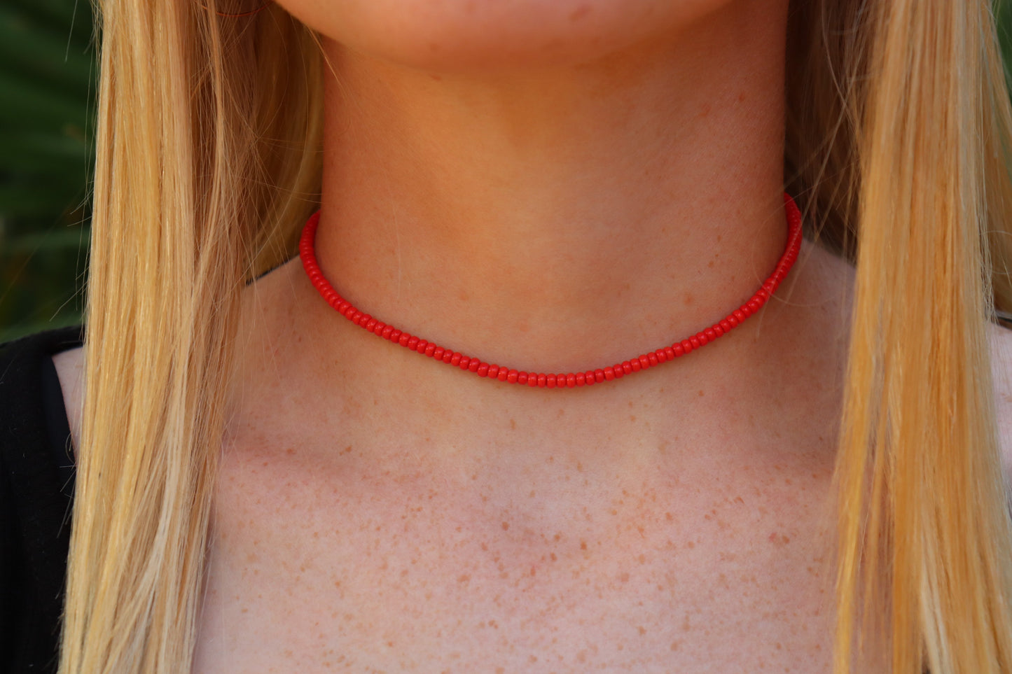 Big Red Waterproof Necklace