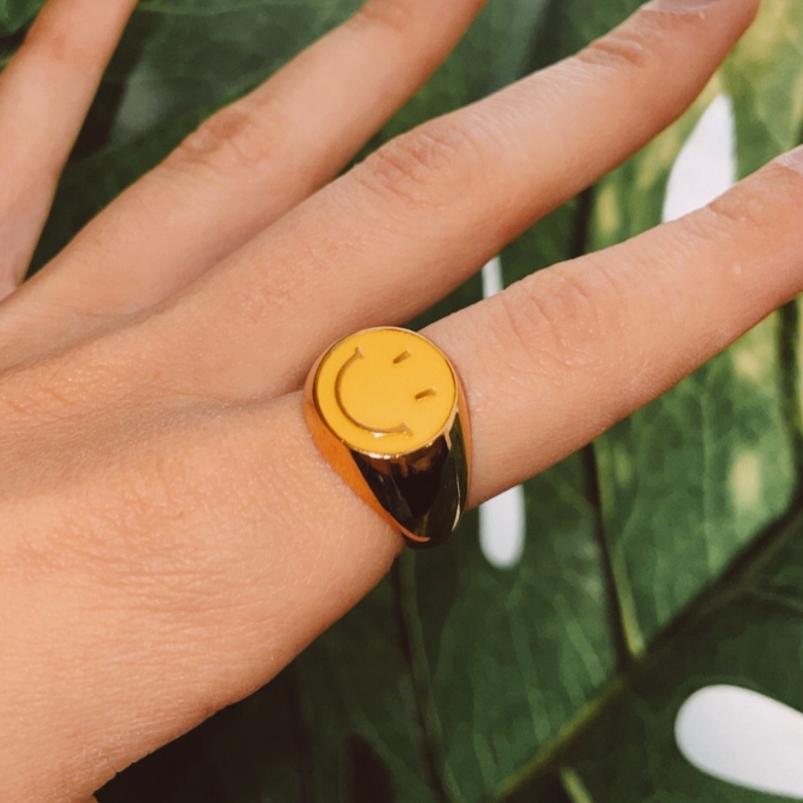 Happiness  24k Gold Plated Ring