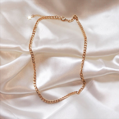 Bad B 24K Gold Plated Chunky Chain Necklace