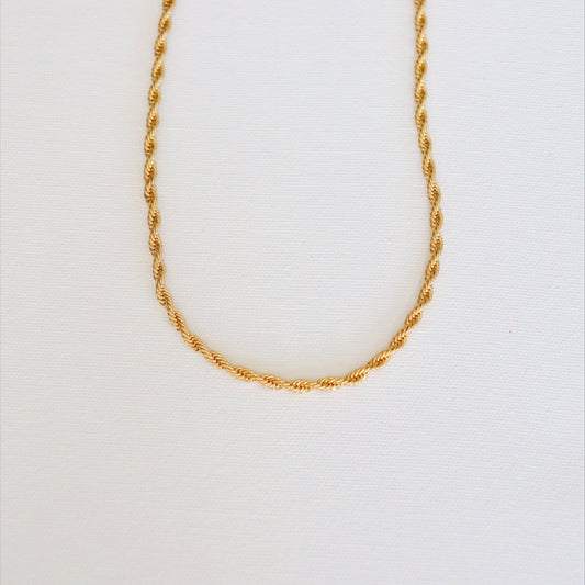 Drama Queen 24K Gold Plated Rope Chain Necklace